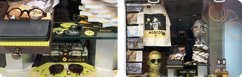 moscot display at rawlings