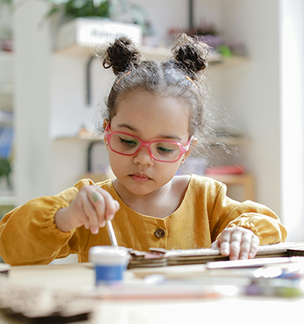 Girl drawing