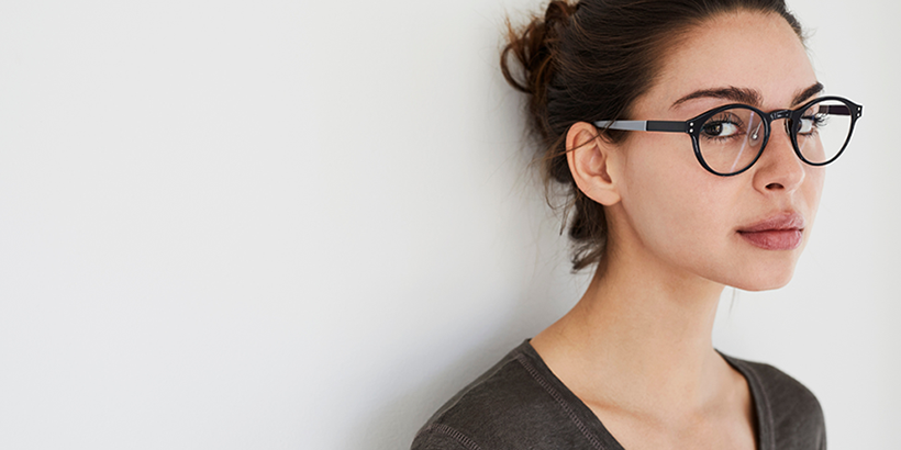 Woman in glasses